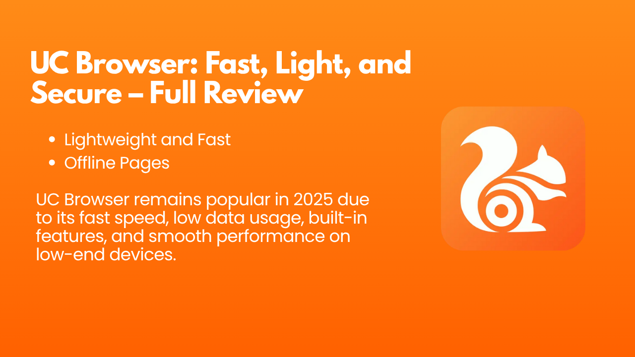 UC Browser: Fast, Light, and Secure – Full Review